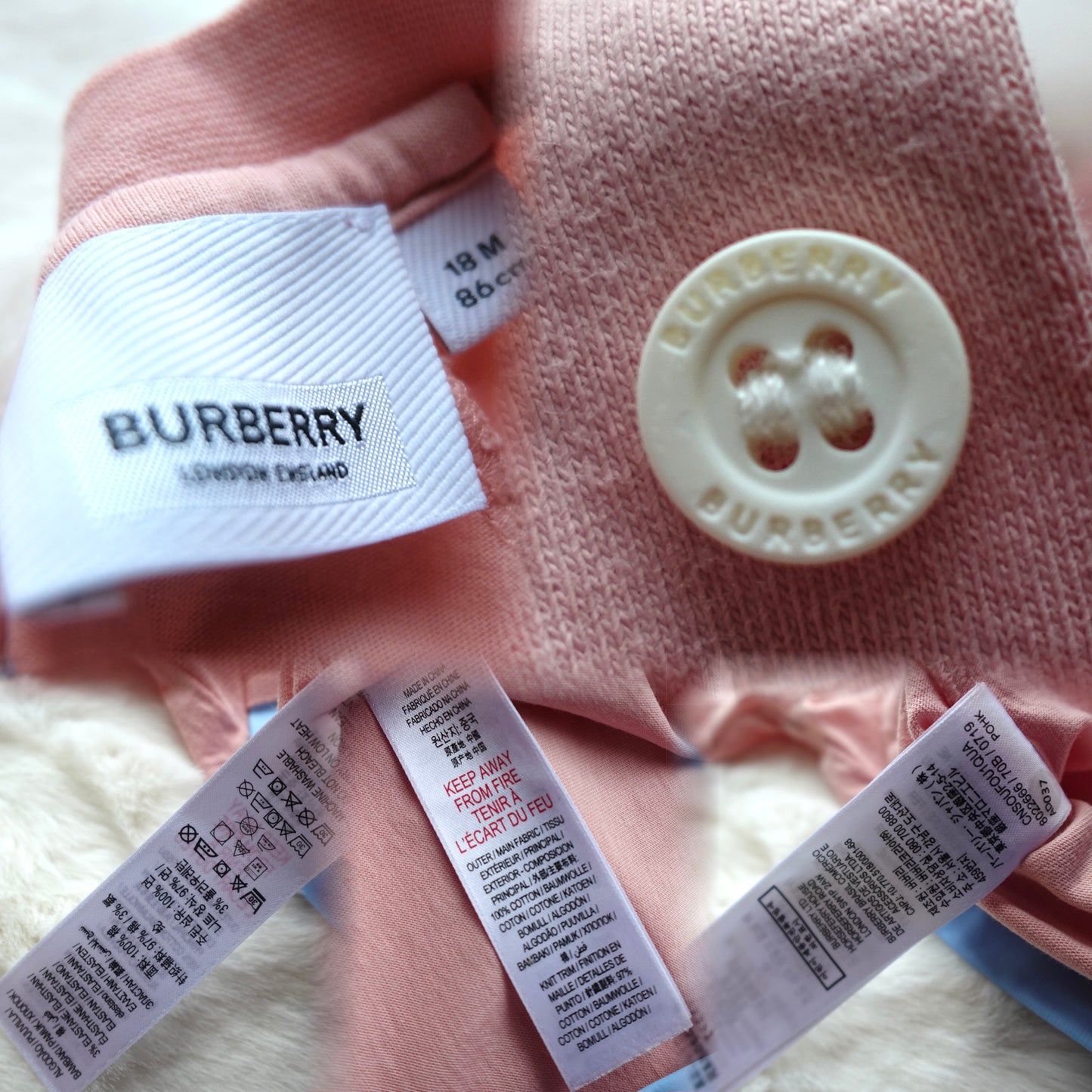 Burberry Kids | Children's Logo Print Top | 18M 86CM