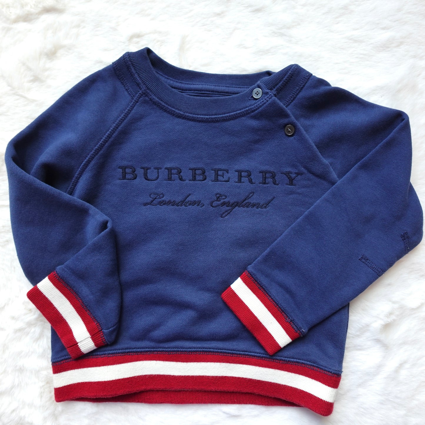 Burberry Kids | Check-Trimmed Sweatshirt | 3Y 100/82