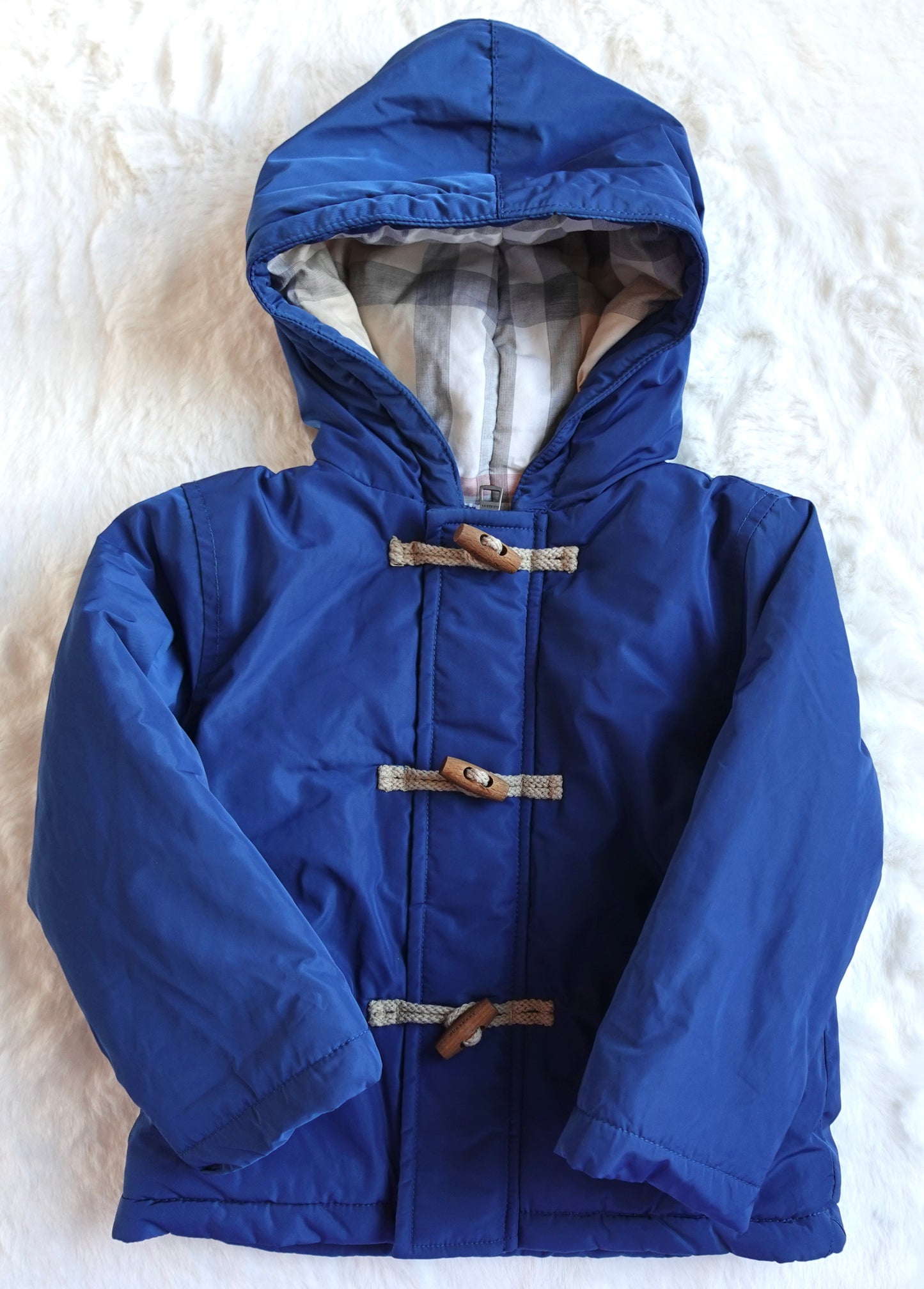 Burberry Kids | Baby Check-Lined Hooded Puffer Jacket | 18M 86CM
