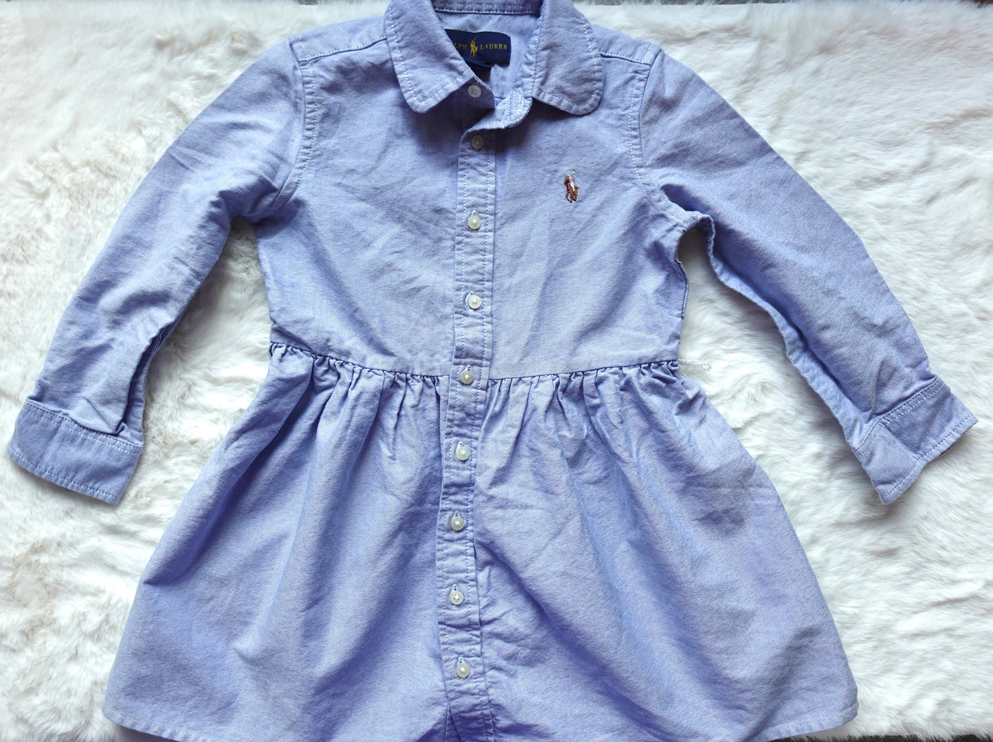 Ralph Lauren | Girls' Oxford Shirt Dress| 3/3T