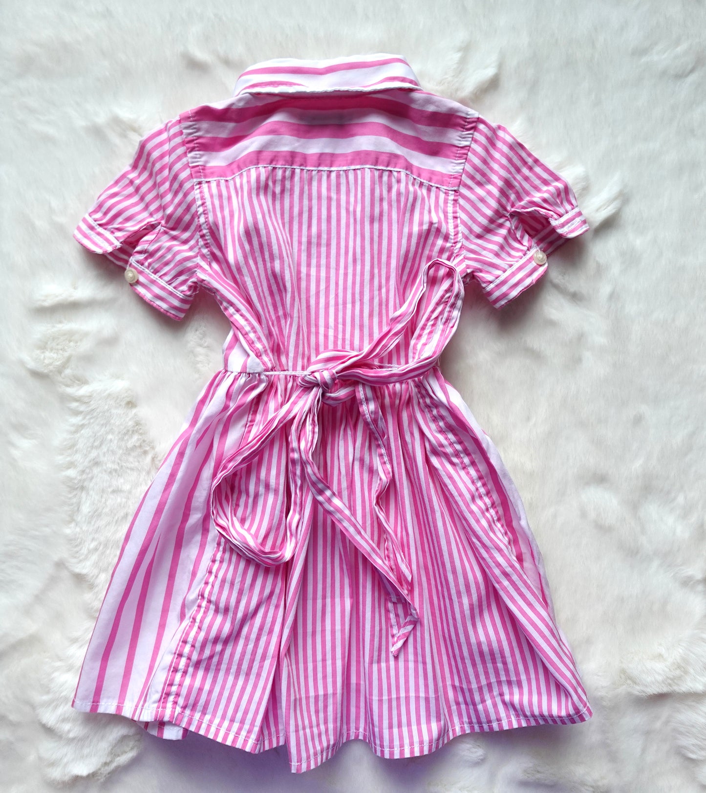 Ralph Lauren | Baby Girls Polo Striped Shirtdress | 9M