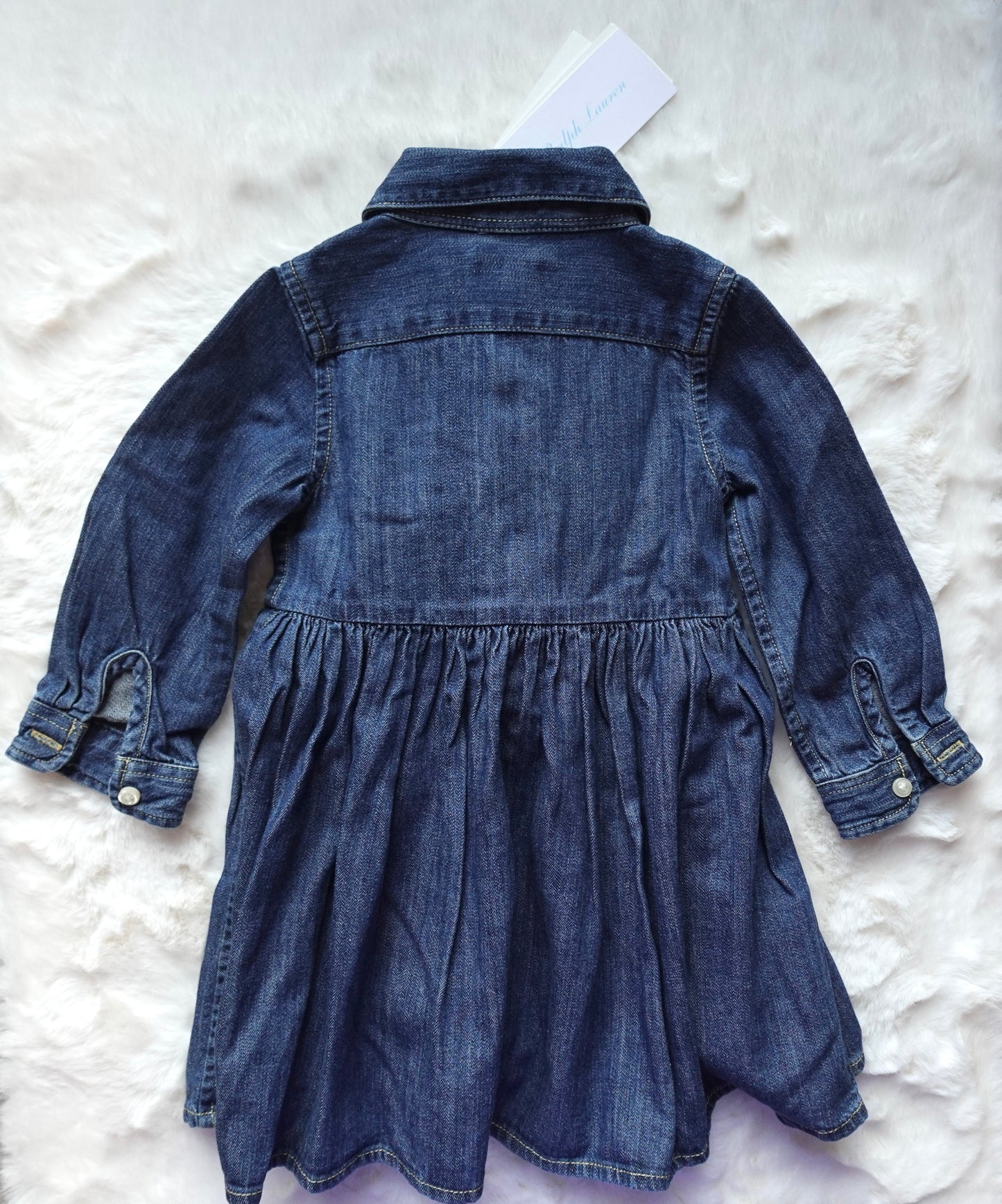 Ralph Lauren | Baby Girls Polo Denim Shirt Dress | 9M