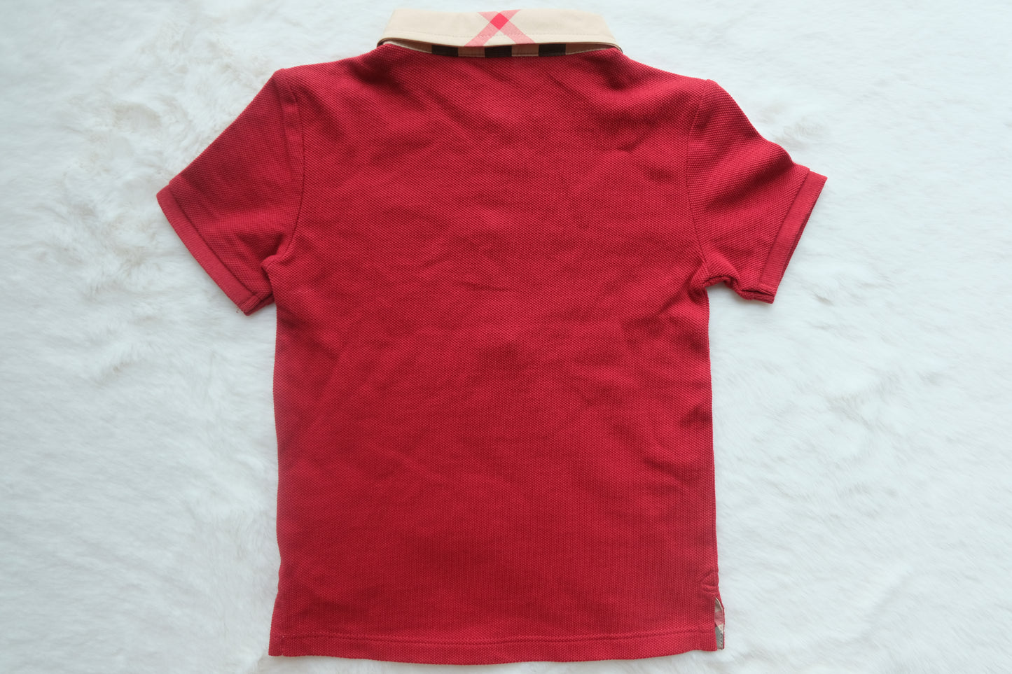 Burberry Kids | Baby Check Collar Cotton Polo Shirt | 12/18M