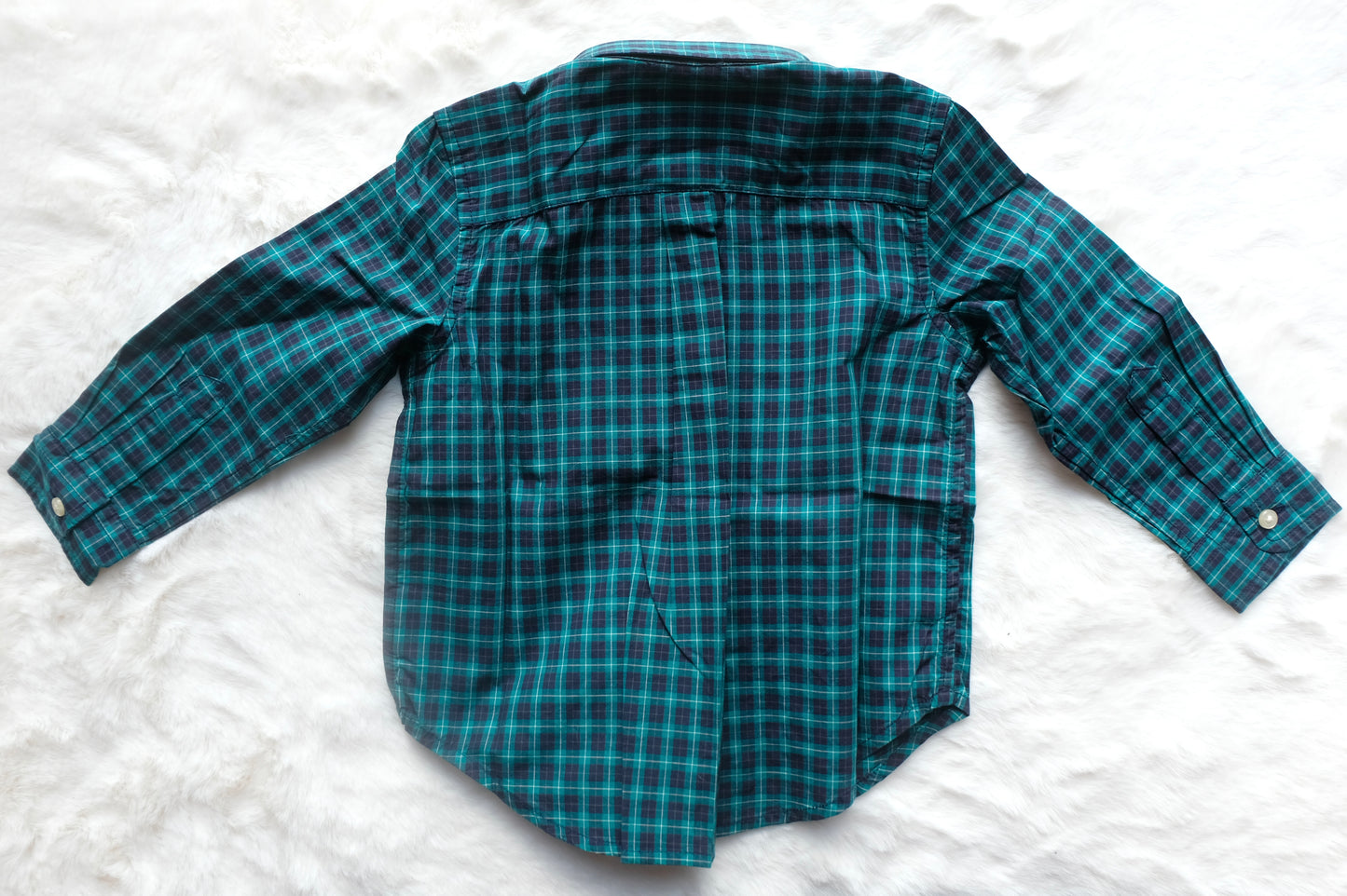 Ralph Lauren | Children's Long-Sleeve Checkered Plaid Button-Down | 24M