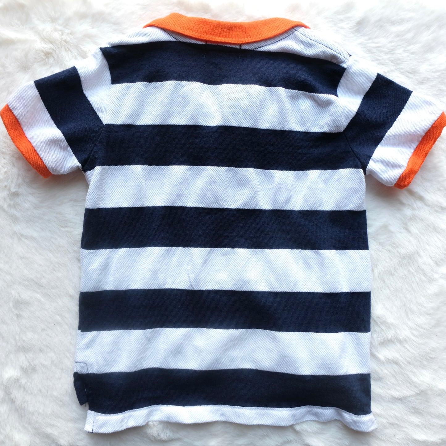 Ralph Lauren | Children's Striped Mesh Polo Shirt | 24M