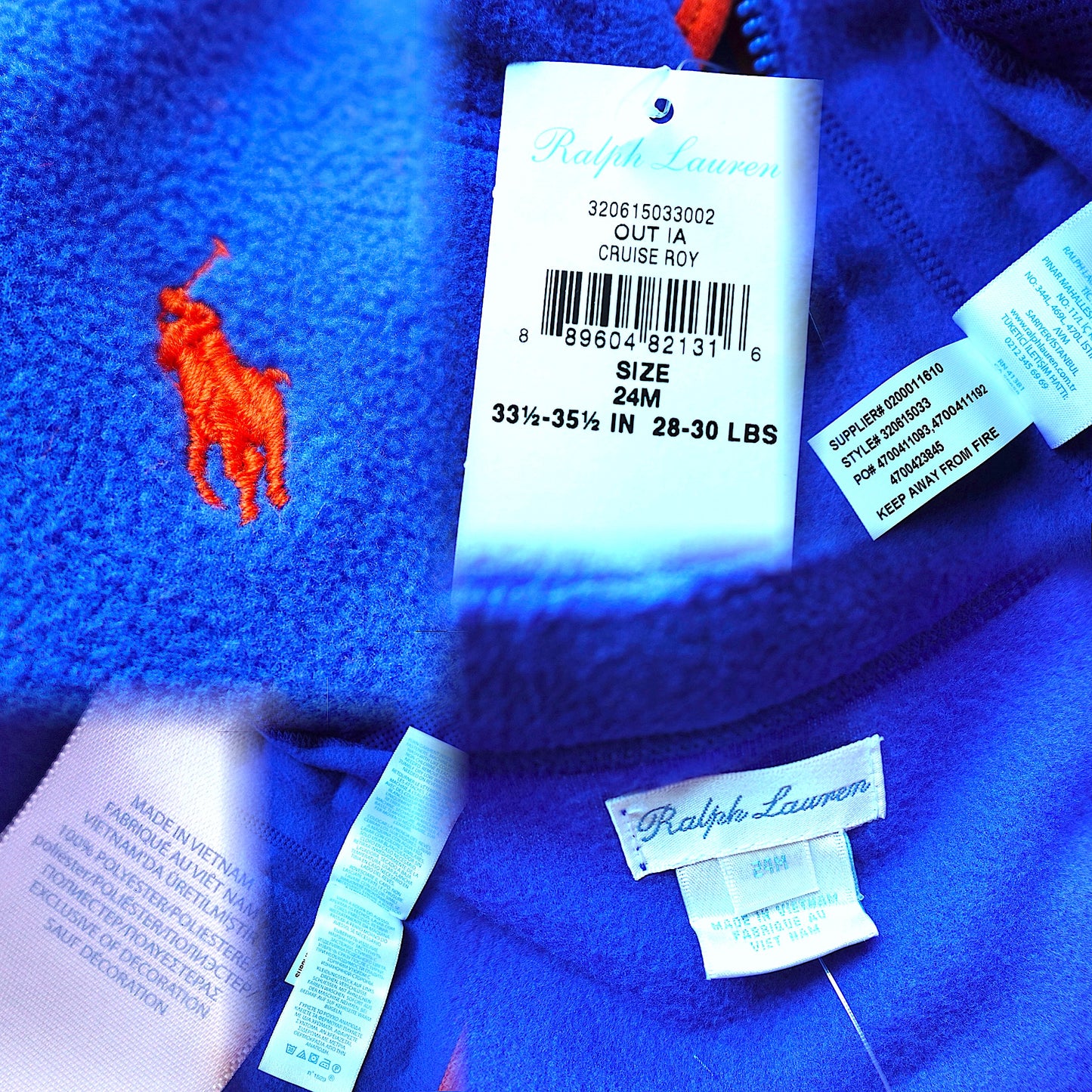 Ralph Lauren | Children's Fleece Vest | 24M