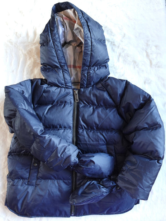 Burberry Kids | Baby Check-Trimmed Hooded Down Jacket | 18M 86CM