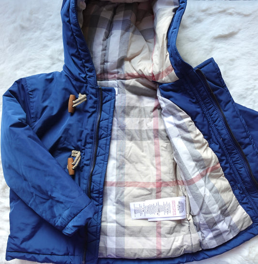 Burberry Kids | Baby Check-Lined Hooded Puffer Jacket | 18M 86CM