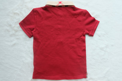 Burberry Kids | Baby Check Collar Cotton Polo Shirt | 12/18M