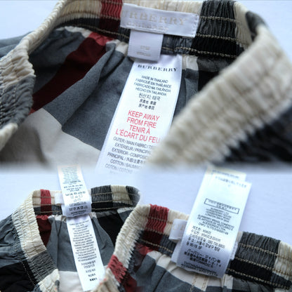 Burberry | Boys' Check Patterned Swim Trunks | 12M 80CM